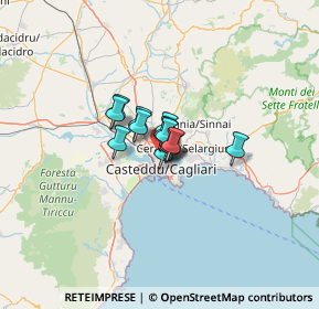 Mappa Via Sirai, 09121 Cagliari CA, Italia (5.38643)