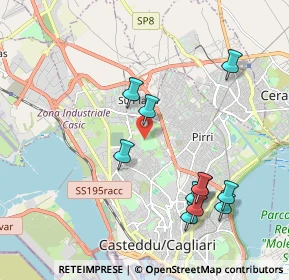 Mappa Via Sirai, 09121 Cagliari CA, Italia (2.30818)