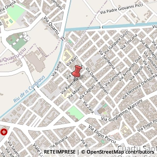 Mappa Via Ravenna, 33, 09045 Quartu Sant'Elena, Cagliari (Sardegna)