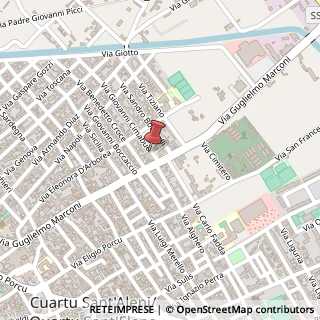 Mappa Via Giovanni Cimabue, 13, 09045 Quartu Sant'Elena, Cagliari (Sardegna)