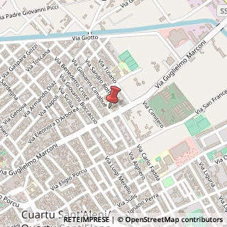 Mappa Via Giovanni Cimabue, 7, 09045 Quartu Sant'Elena, Cagliari (Sardegna)