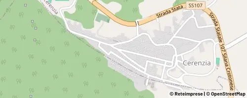 Mappa Cerenzia
