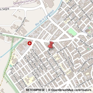 Mappa Viale C. Colombo, 33, 09045 Quartu Sant'Elena, Cagliari (Sardegna)