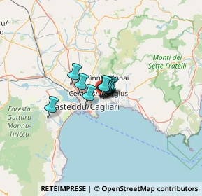 Mappa Via Meucci, 09045 Quartu Sant'Elena CA, Italia (4.56364)