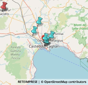 Mappa Via Bacu Abis, 09121 Cagliari CA, Italia (17.97818)