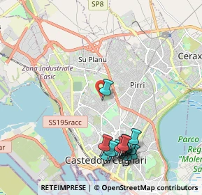Mappa Via Bacu Abis, 09121 Cagliari CA, Italia (2.616)