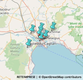 Mappa 09121 Cagliari CA, Italia (19.28636)