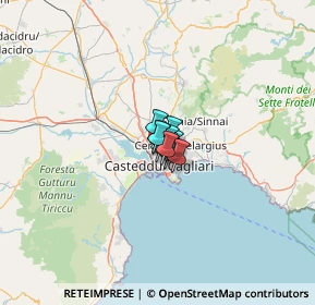 Mappa 09121 Cagliari CA, Italia (6.49091)