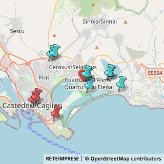 Mappa Via Rosas, 09045 Quartu Sant'Elena CA, Italia (3.56909)