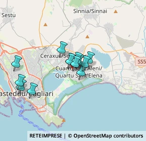 Mappa Via Rosas, 09045 Quartu Sant'Elena CA, Italia (2.70846)