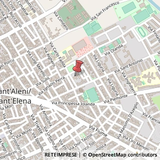 Mappa Via C. Fadda, 4, 09045 Quartu Sant'Elena, Cagliari (Sardegna)