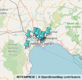 Mappa Via Francesco Cillocco, 09134 Cagliari CA, Italia (18.795)