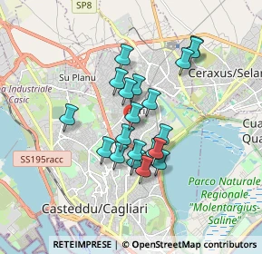 Mappa Via Francesco Cillocco, 09134 Cagliari CA, Italia (1.5065)