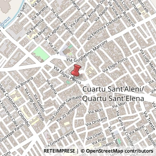 Mappa Via Eligio Porcu, 95/97, 09045 Quartu Sant'Elena, Cagliari (Sardegna)
