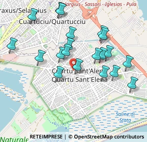 Mappa Via Umberto I, 09045 Quartu Sant'Elena CA, Italia (1.048)