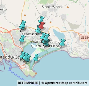 Mappa Via Umberto I, 09045 Quartu Sant'Elena CA, Italia (3.18056)