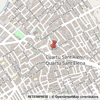 Mappa Via Eligio Porcu, 09045 Quartu Sant'Elena CA, Italia, 09045 Quartu Sant'Elena, Cagliari (Sardegna)