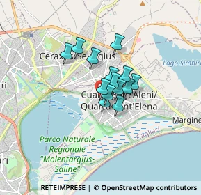 Mappa Via Alessandro Volta, 09045 Quartu Sant'Elena CA, Italia (1.01786)