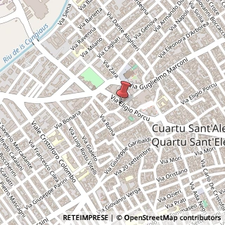 Mappa Via Eligio Porcu, 60, 09045 Quartu Sant'Elena, Cagliari (Sardegna)