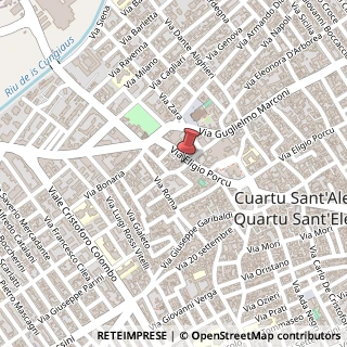 Mappa Via Cavour, 31, 09045 Quartu Sant'Elena, Cagliari (Sardegna)