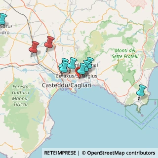 Mappa Via Camillo Benso Conte di Cavour, 09045 Quartu Sant'Elena CA, Italia (25.76154)