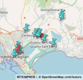 Mappa Via Giotto, 09045 Quartu Sant'Elena CA, Italia (3.79571)