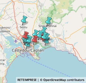 Mappa Via Giotto, 09045 Quartu Sant'Elena CA, Italia (5.17063)