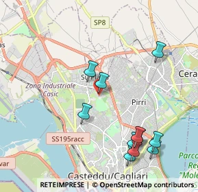 Mappa Piazzale Alessandro Ricchi, 09121 Su Planu CA, Italia (2.43636)