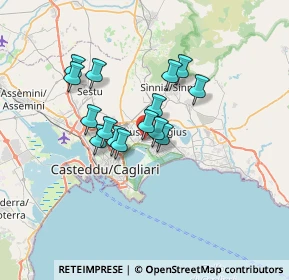 Mappa Centro Commerciale Le Vele dietro, 09044 Quartucciu CA, Italia (5.55733)