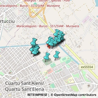 Mappa Via Guglielmo Marconi corner Via Giotto C, 09045 Quartu Sant'Elena CA, Italia (0.28214)