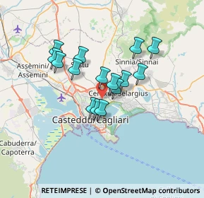 Mappa Via Dolianova, 09134 Cagliari CA, Italia (5.766)