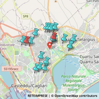 Mappa Via Dolianova, 09134 Cagliari CA, Italia (1.762)
