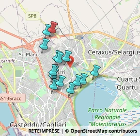 Mappa Via Dolianova, 09134 Cagliari CA, Italia (1.50643)