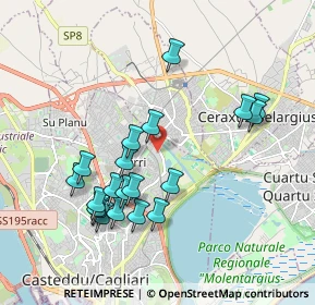 Mappa Via Dolianova, 09134 Cagliari CA, Italia (2.0805)