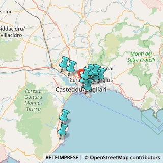 Mappa Via S. Tommaso D'Aquino, 09134 Cagliari CA, Italia (9.06909)