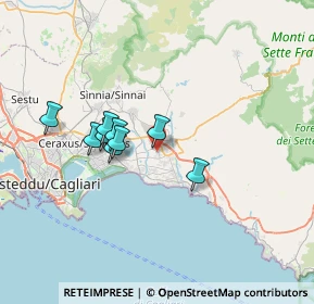 Mappa Via Domenico Filia, 09045 Quartu Sant'Elena CA, Italia (5.97)