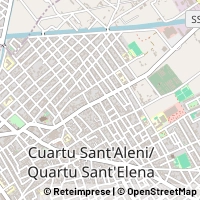 Map Quartu Sant'Elena