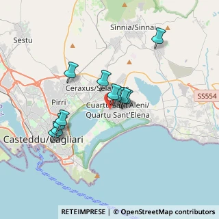 Mappa Via Amerigo Vespucci, 09047 Quartu Sant'Elena CA, Italia (3.30636)