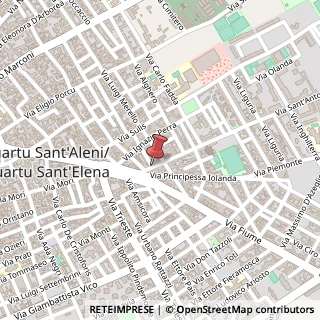 Mappa Via Sant'Antonio, 114F, 09045 Quartu Sant'Elena, Cagliari (Sardegna)