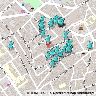 Mappa Via Roma, 09045 Quartu Sant'Elena CA, Italia (0.10345)
