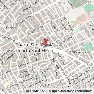 Mappa Via Vittorio Emanuele, 162, 09045 Quartu Sant'Elena, Cagliari (Sardegna)