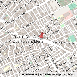 Mappa Via Vittorio Emanuele, 186, 09045 Quartu Sant'Elena, Cagliari (Sardegna)