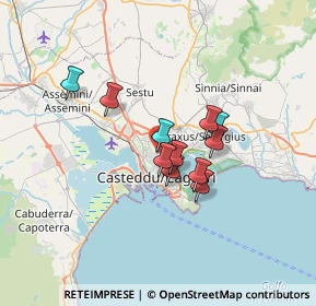 Mappa Via Monsignor Giuseppe Cogoni, 09121 Cagliari CA, Italia (5.17636)