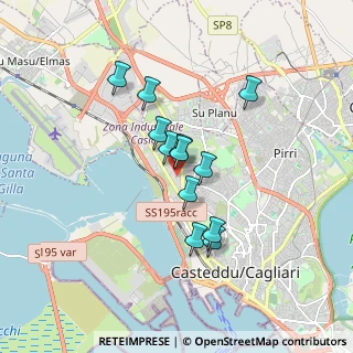 Mappa Via Luigi Contivecchi, 09122 Cagliari CA, Italia (1.44167)
