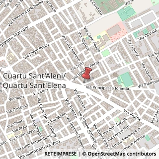 Mappa Via Sant'Antonio,  3, 09045 Quartu Sant'Elena, Cagliari (Sardegna)