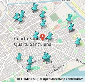 Mappa Piazza IV Novembre, 09045 Quartu Sant'Elena CA, Italia (0.643)