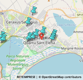 Mappa Piazza IV Novembre, 09045 Quartu Sant'Elena CA, Italia (1.95692)