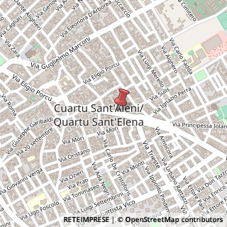 Mappa Via Vittorio Emanuele, 119, 09045 Quartu Sant'Elena, Cagliari (Sardegna)