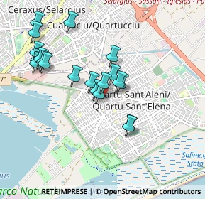 Mappa Via Gialeto, 09045 Quartu Sant'Elena CA, Italia (0.9685)