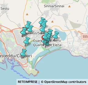 Mappa Via Gialeto, 09045 Quartu Sant'Elena CA, Italia (2.4175)